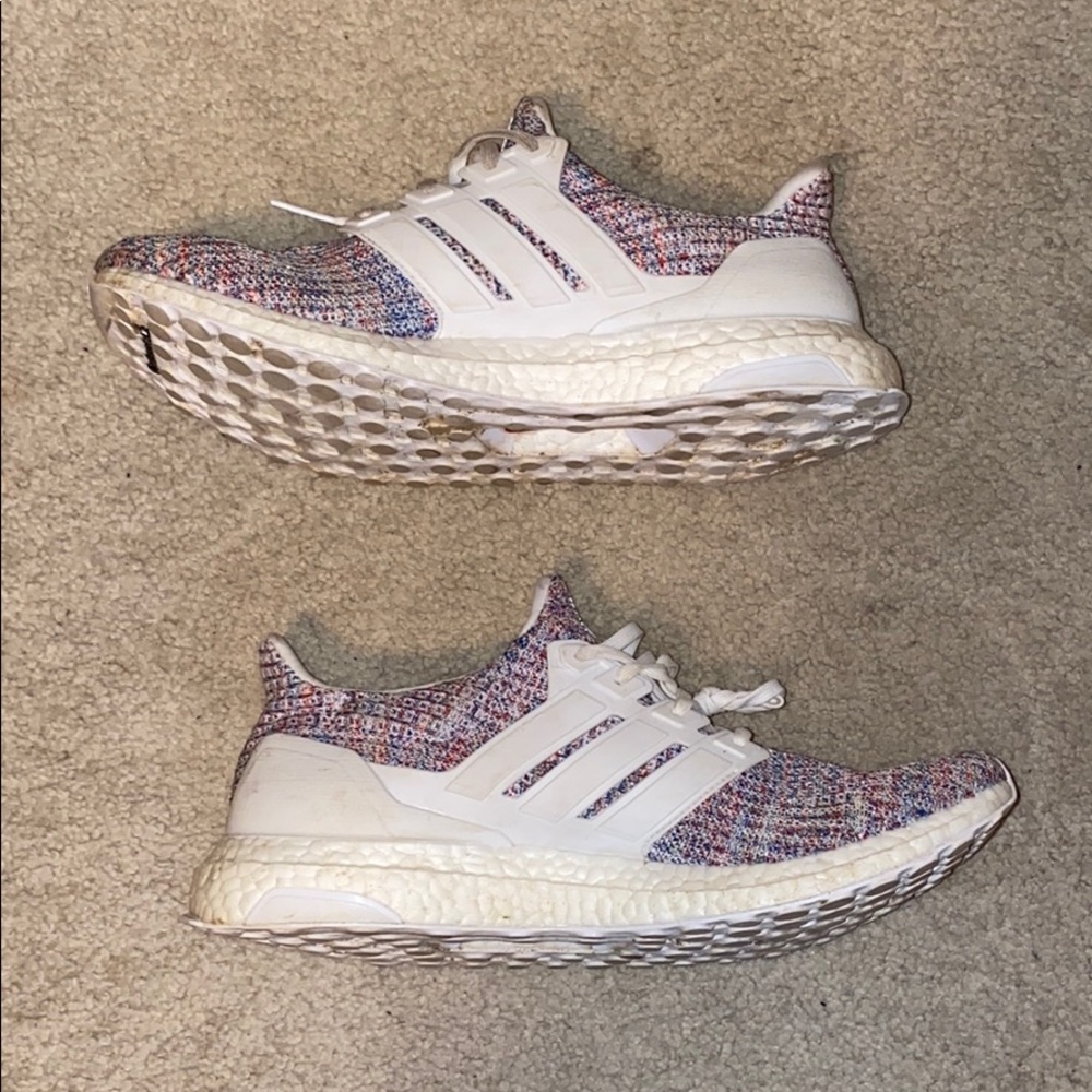 Adidas Ultraboost Cloud White/Blue. Size 11